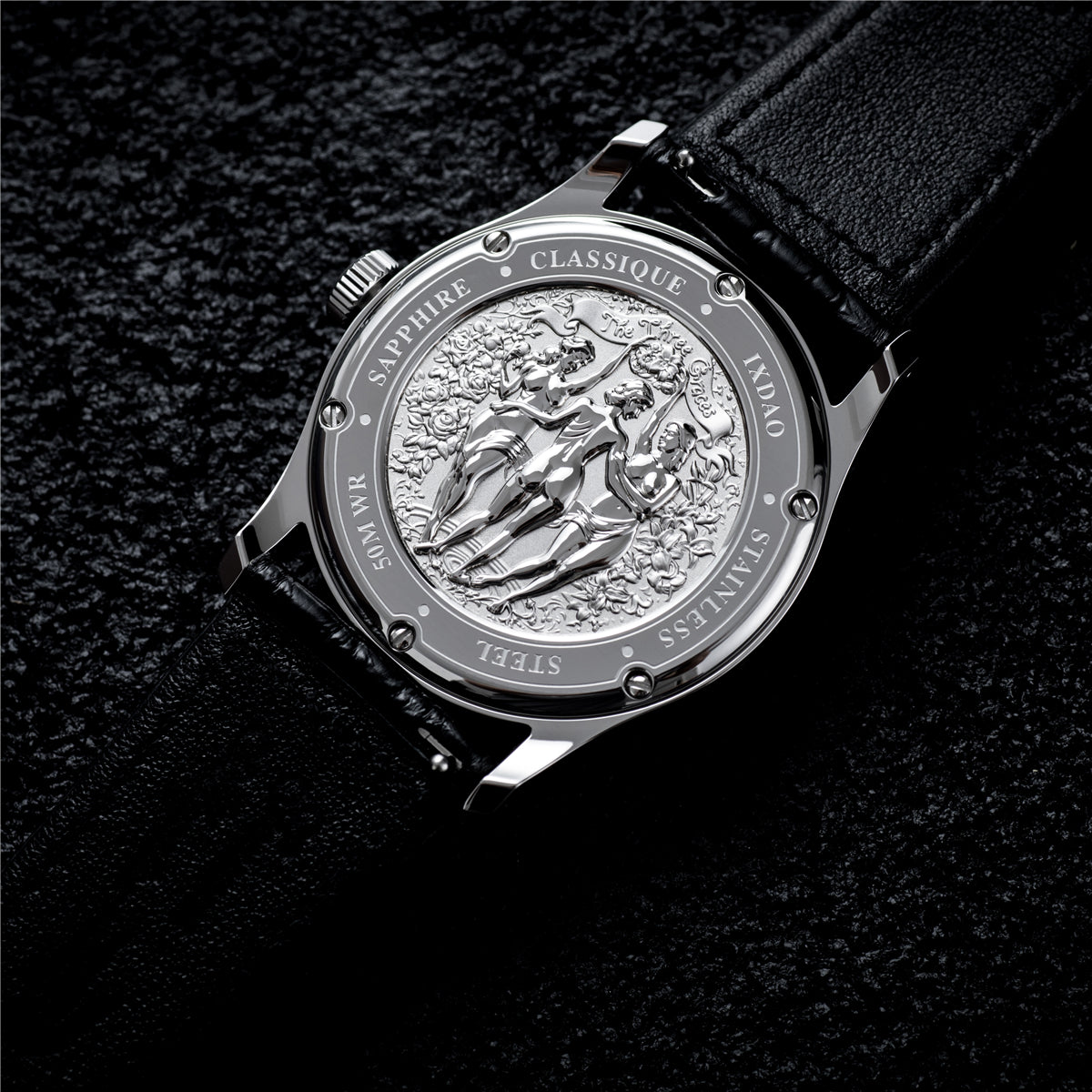 IX&DAO IPOSE 2024 New Cloud Rising Collection Top Men's Formal Quartz Watch Imported Sapphire Glass Stainless Steel 5Bar Premium Clock