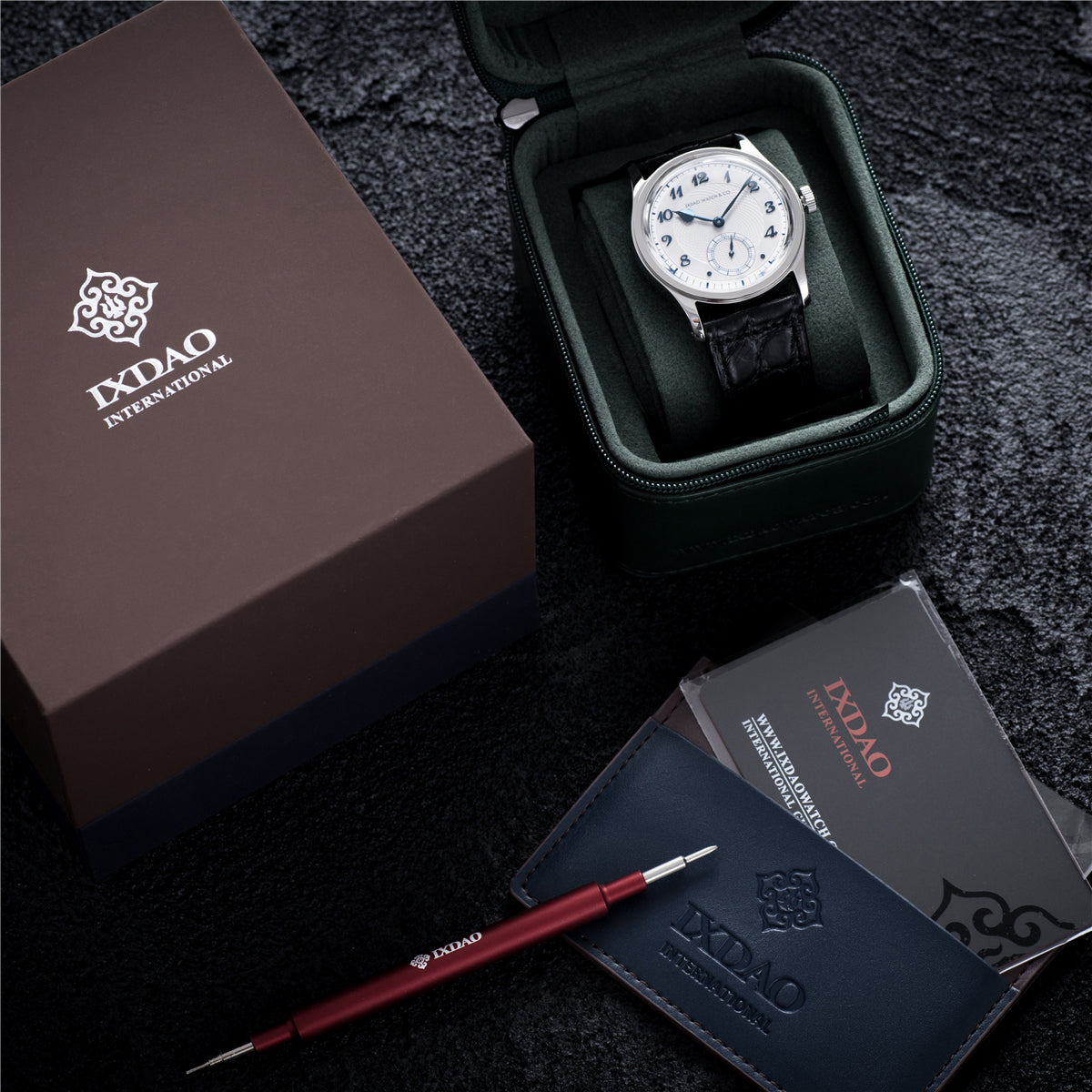 IX&DAO IPOSE 2026 New Cloud Rising Collection Top Men's Formal Quartz Watch Imported Sapphire Glass Stainless Steel 5Bar Premium Clock