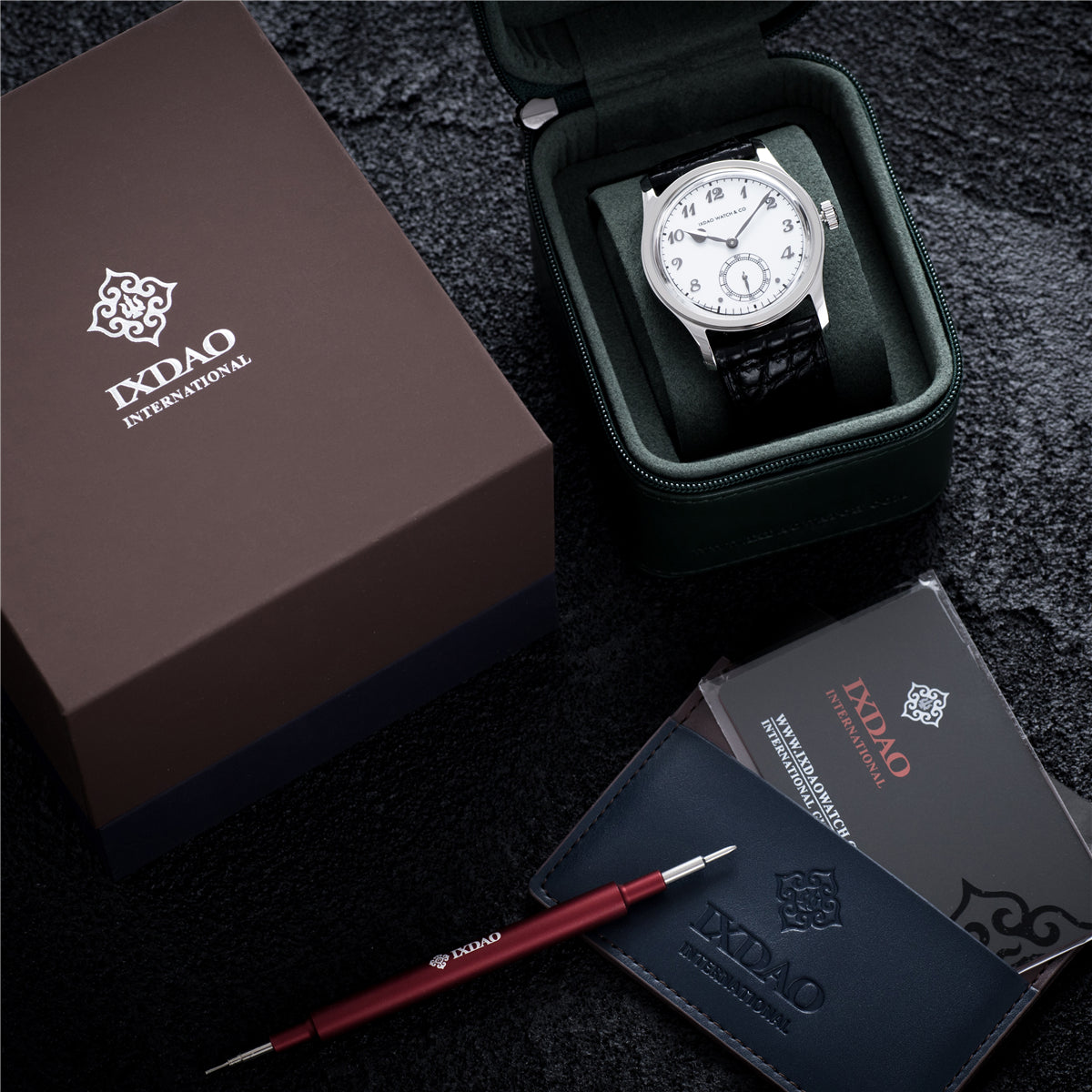 IX&DAO IPOSE 2026 New Cloud Rising Collection Top Men's Formal Quartz Watch Imported Sapphire Glass Stainless Steel 5Bar Premium Clock