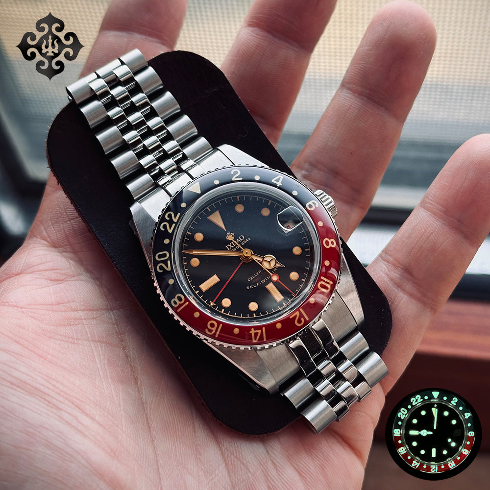 IPOSE IX&DAO 2024 New NH34 GMT Men's Mechanical Watches Fans of 6542
