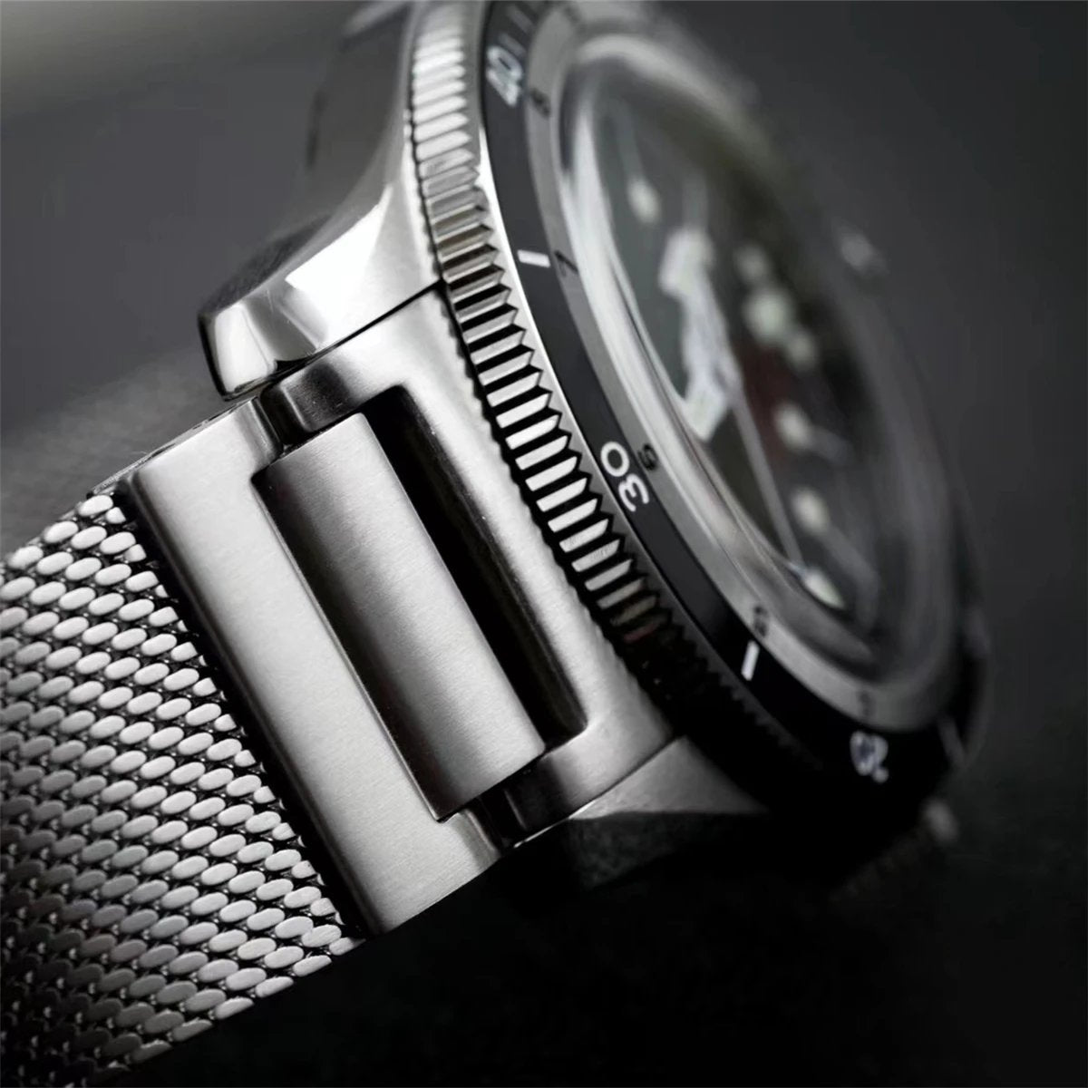 2025 New IPOSE IX&DAO Men's GMT Automatic Mechanical Watch PT5000 Stainless Steel Sapphire Classic Vintage Diver 5303 Watches C3