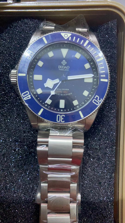 IX&DAO JD-X02T 39mm Men's Automatic Mechanical Watches Diving Vintage Titanium Watch Top Sapphire 200m Waterproof Clock BGW-9 IXDAO X02T