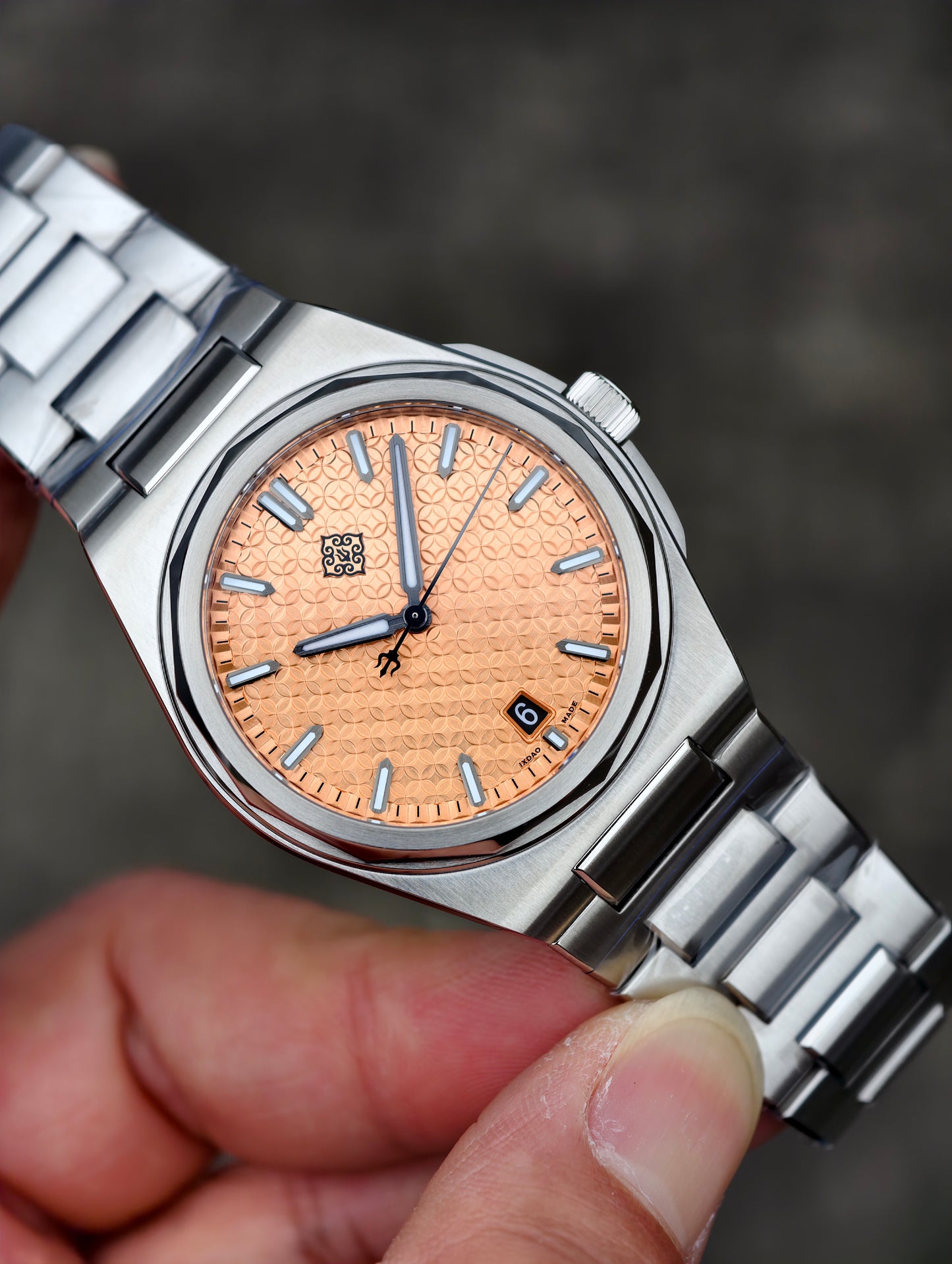 (In stock)IXDAO X13S - Warrior Black Armor Series Men's 316L Stainless Steel Automatic Mechanical Watch with Sapphire Crystal Luminous MIYOTA 9015 10ATM Waterproof BGW9