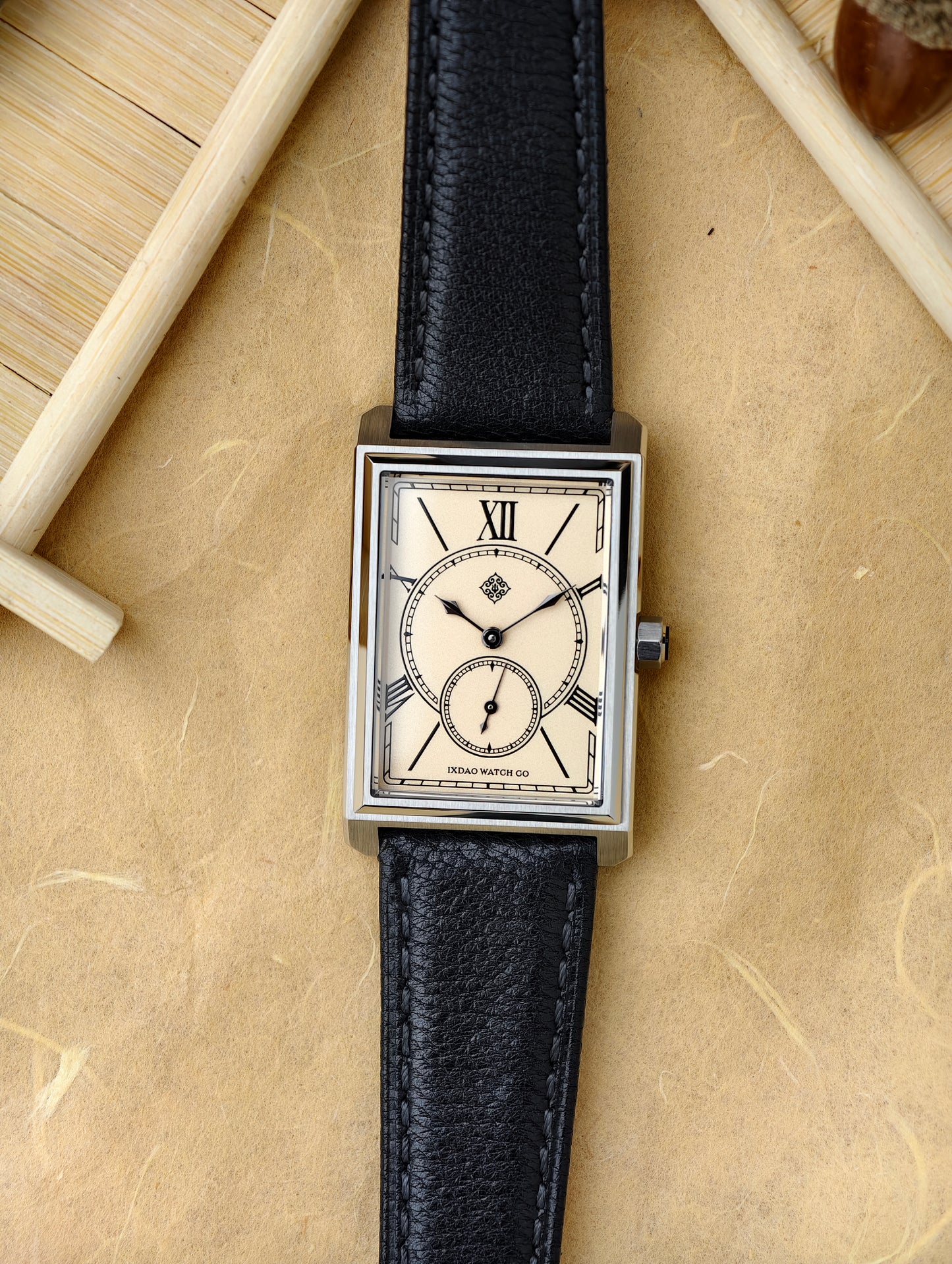 IXDAO JD-DZ09S Square Watch Ning Feng Rectangular Quartz Watch