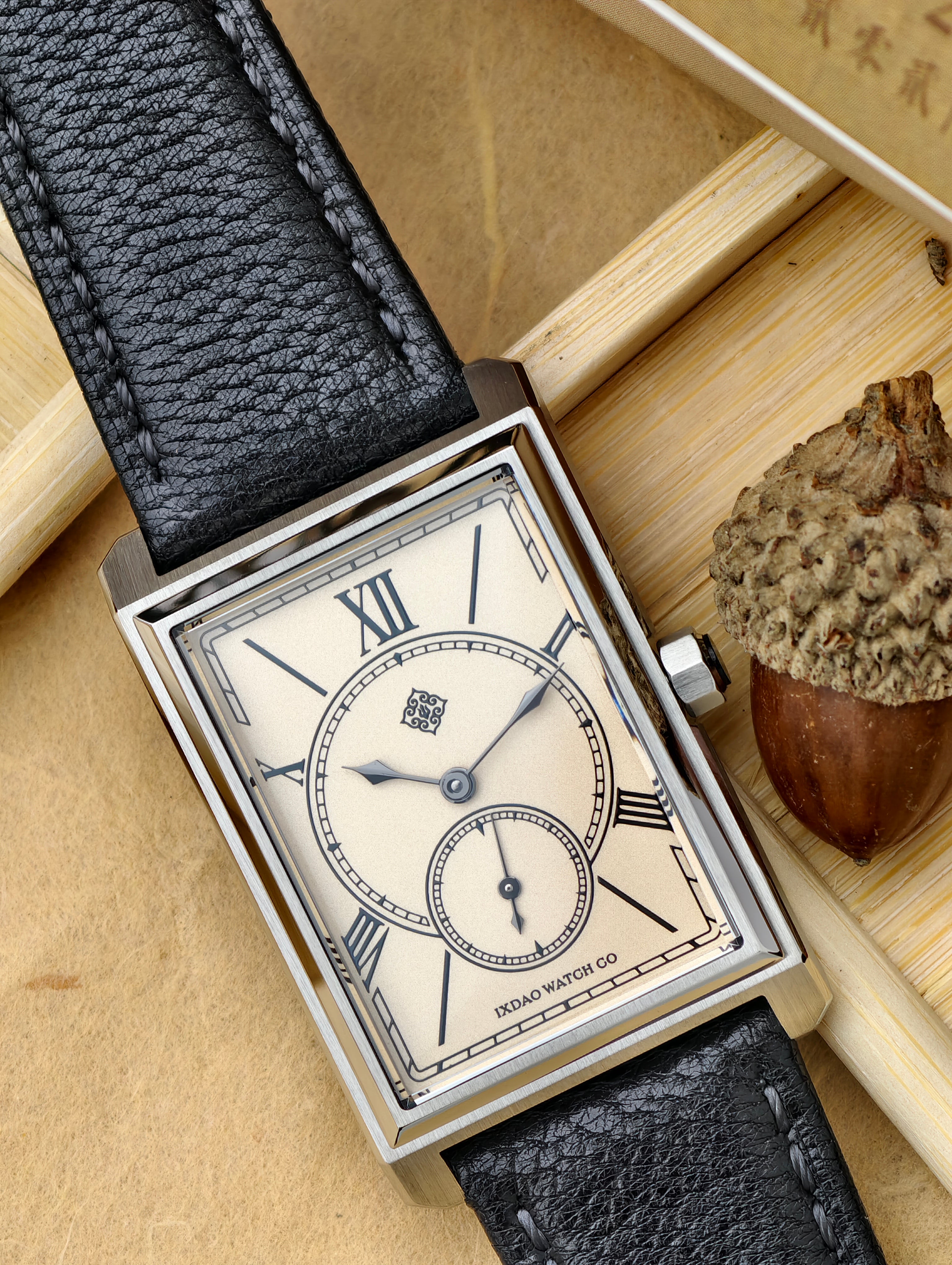 IXDAO JD-DZ09S Square Watch Ning Feng Rectangular Quartz Watch