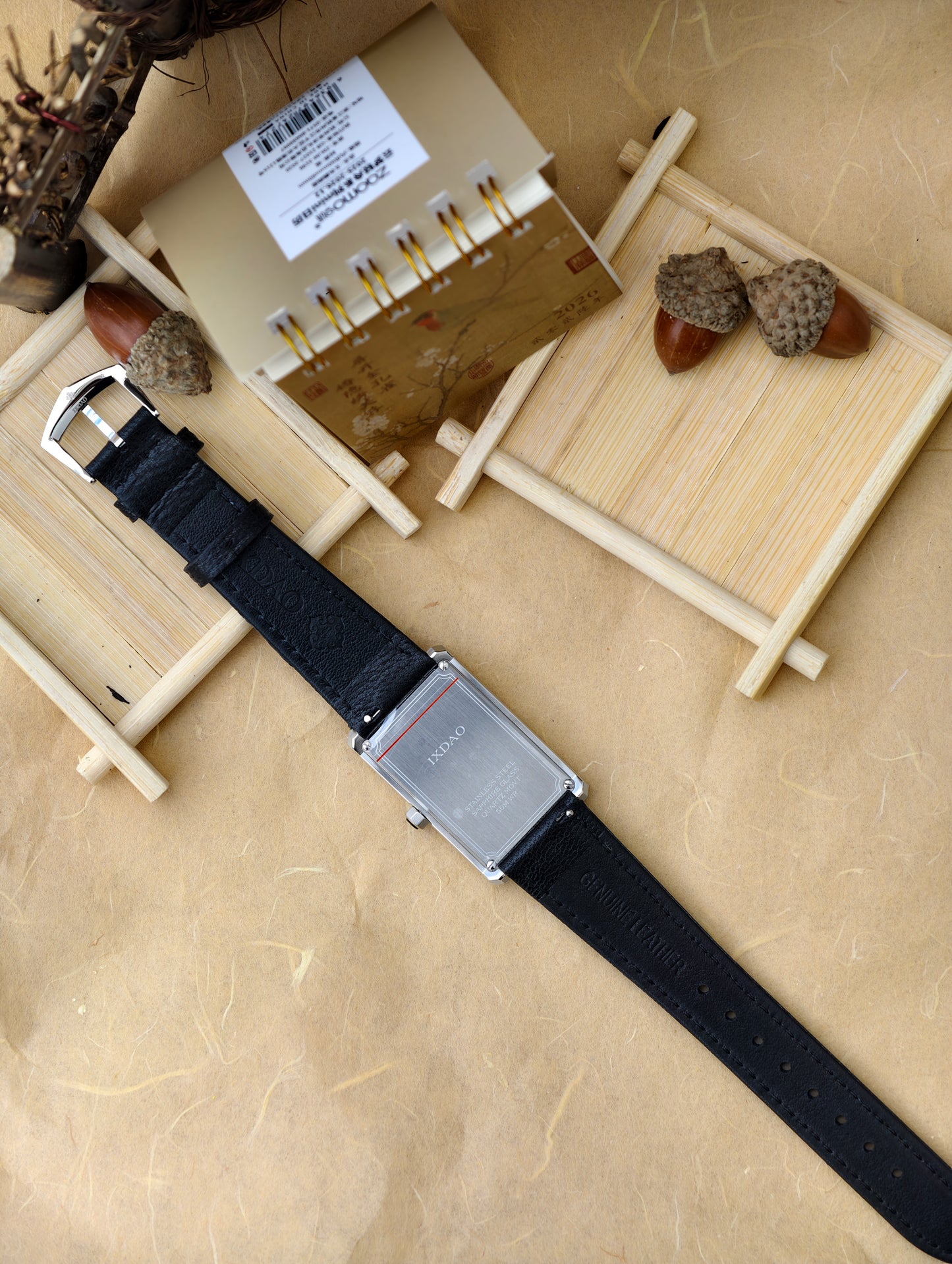 IXDAO JD-DZ09S Square Watch Ning Feng Rectangular Quartz Watch