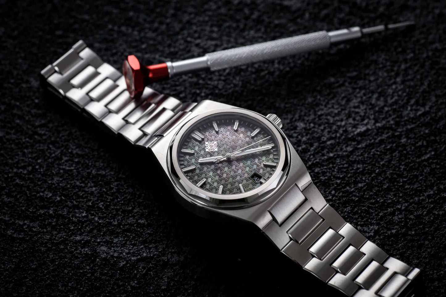 (Pre-Order)IXDAO X13S - Warrior Black Armor Series Men's 316L Stainless Steel Automatic Mechanical Watch with Sapphire Crystal Luminous MIYOTA 9015 10ATM Waterproof BGW9