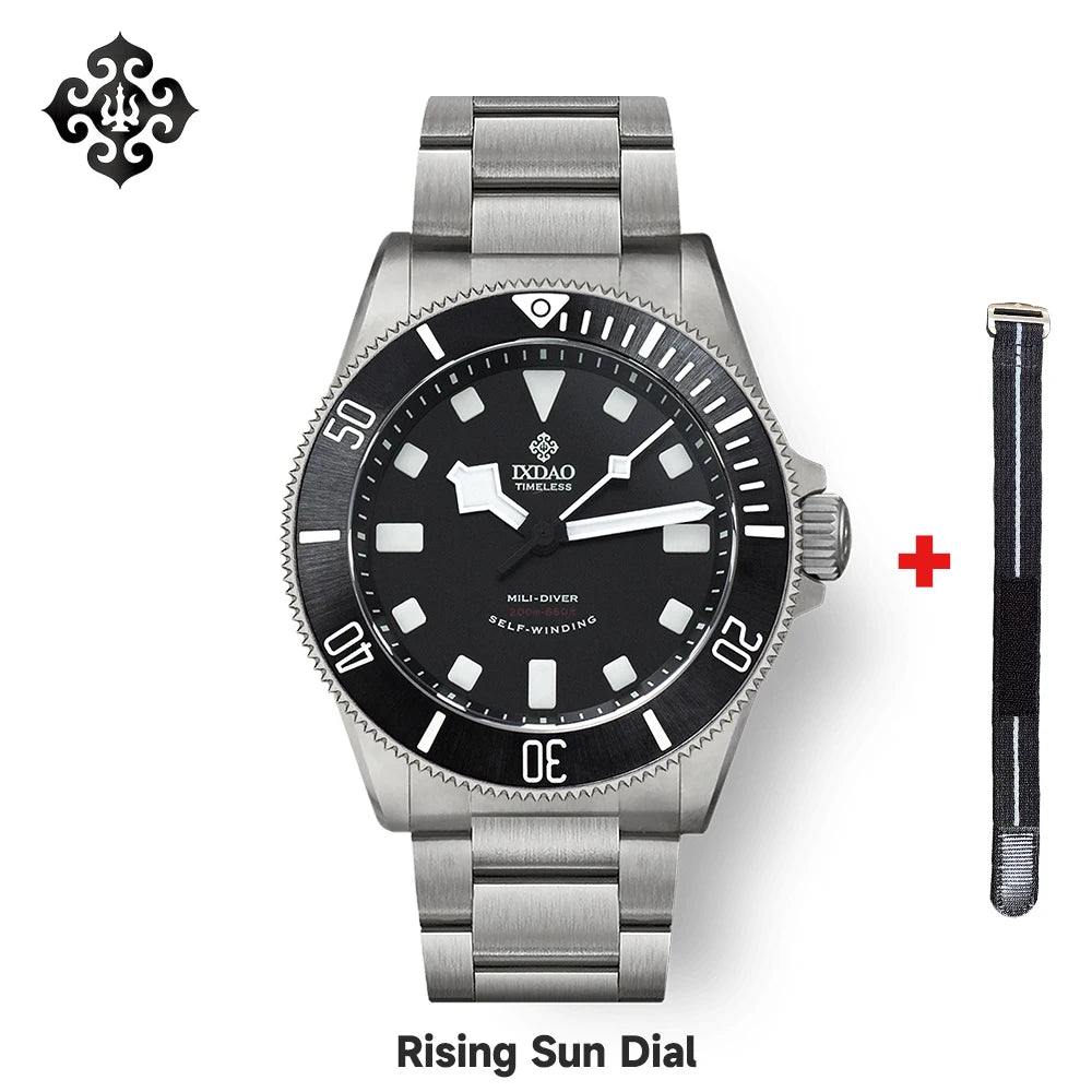 IPOSE IX&DAO New 39mm Men's Automatic Mechanical Watches Diving Vintage  Titanium Watch Top Sapphire 200m Waterproof Clock BGW-9 – IX&DAO Official