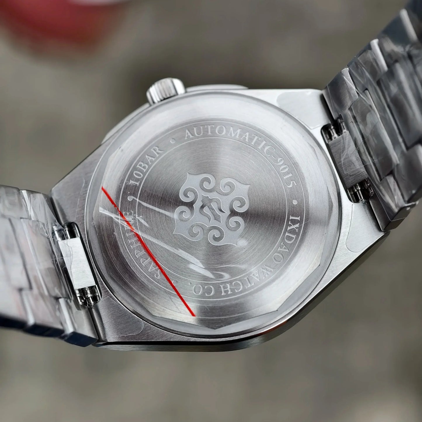 IX&DAO 2026 New Warrior 37mm Men's Automatic Mechanical Watch Enamel Plate Miyota 9015 Sapphire Stainless Steel Waterproof 10Bar